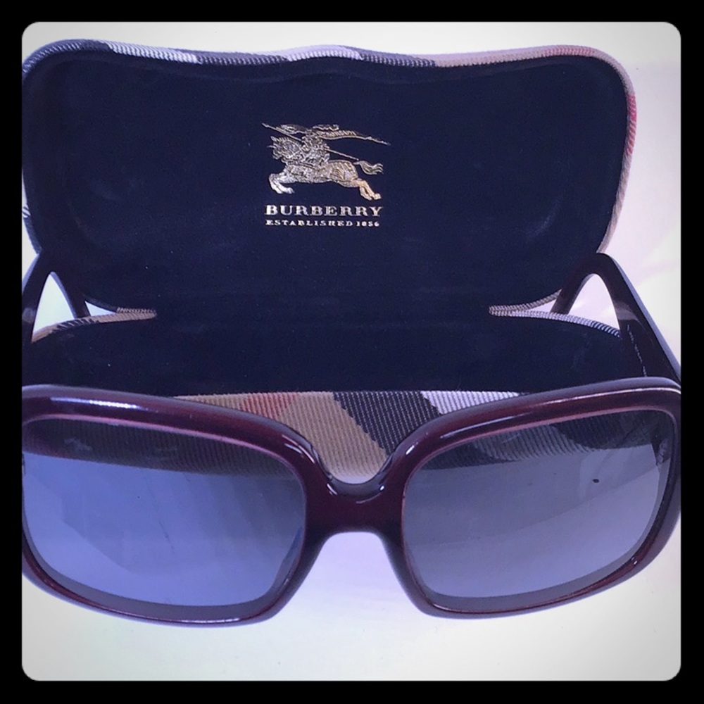 Great Pair Of Script Burberry Frames, And Case. - image 1